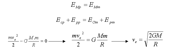 Exemplo de campo gravitacional