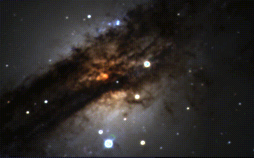 Imagem tica do quasar 3c273